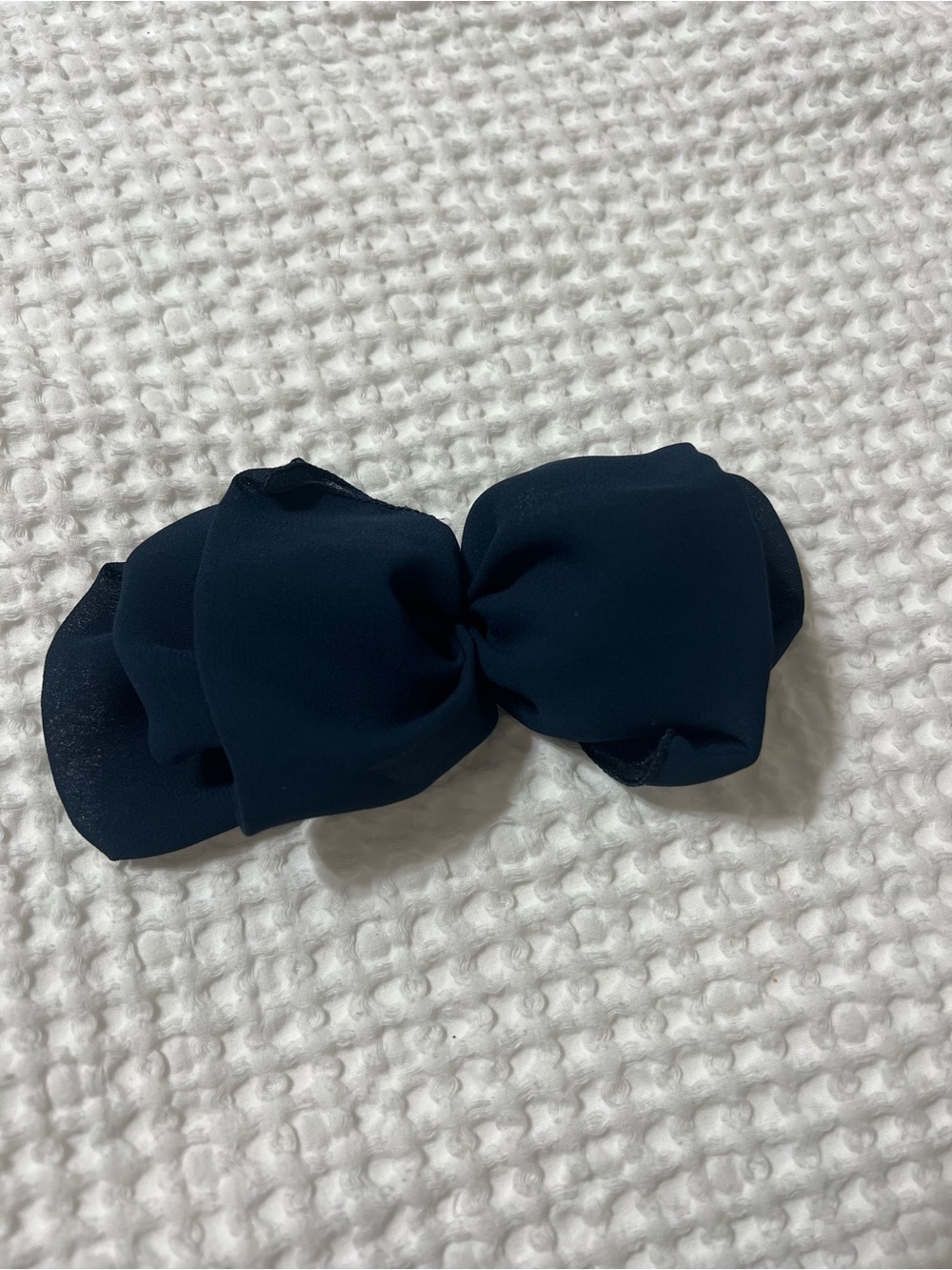 Navy Bow Hair Clip - Women Accessories